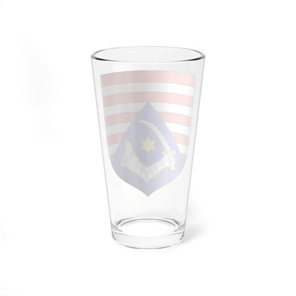 Coat of Arms of Karlovac county (Croatia) (Coat of Arms) Pint Glass 16oz - Go Mug Yourself