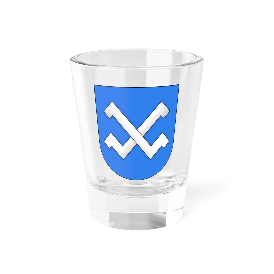 Coat of Arms of Karma (Belarus) (Coat of Arms) Shot Glass 1.5oz 1.5oz - Go Mug Yourself