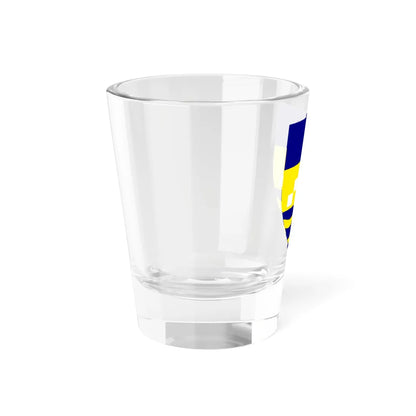 Coat of arms of Karpoš Municipality (North Macedonia) (Coat of Arms) Shot Glass 1.5oz - Go Mug Yourself
