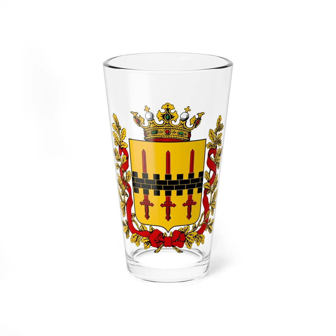 Coat of arms of Kars Oblast 1881 (Russia) (Coat of Arms) Pint Glass 16oz 16oz - Go Mug Yourself
