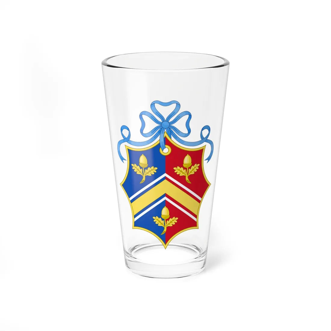 Coat of Arms of Kate Middleton (United Kingdom) (Coat of Arms) Pint Glass 16oz 16oz - Go Mug Yourself