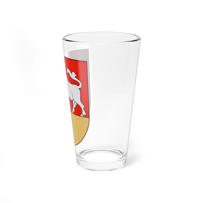 Coat of arms of Kaunas 1935 (Lithuania) (Coat of Arms) Pint Glass 16oz - Go Mug Yourself