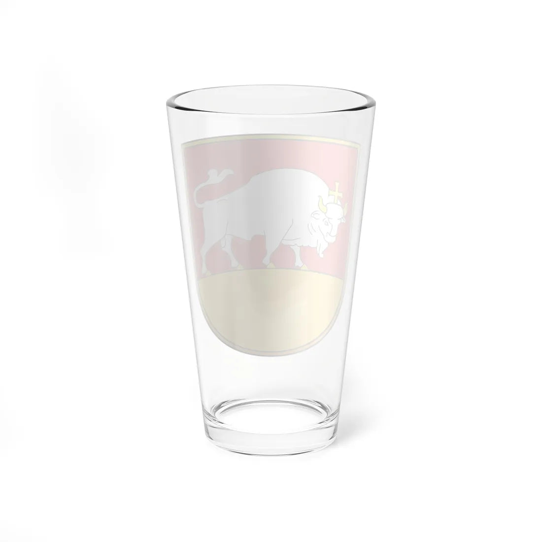 Coat of arms of Kaunas old1 Lithuania (Lithuania) (Coat of Arms) Pint Glass 16oz - Go Mug Yourself