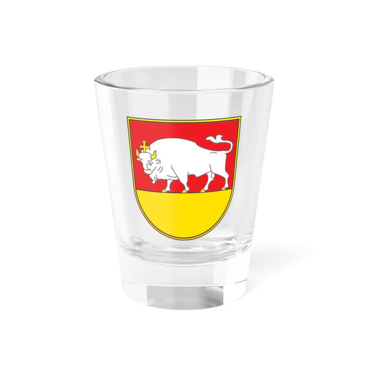 Coat of arms of Kaunas old1 Lithuania (Lithuania) (Coat of Arms) Shot Glass 1.5oz 1.5oz - Go Mug Yourself