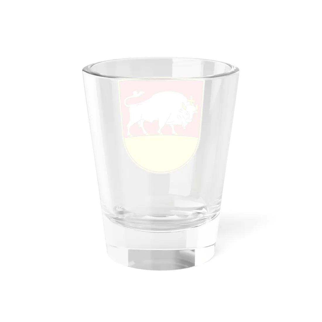 Coat of arms of Kaunas old1 Lithuania (Lithuania) (Coat of Arms) Shot Glass 1.5oz - Go Mug Yourself