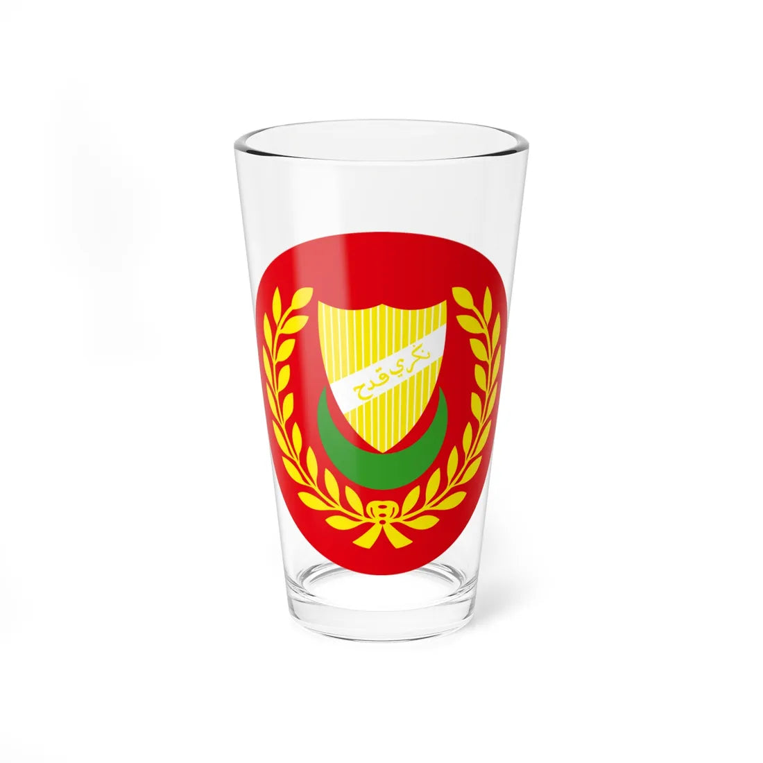 Coat of arms of Kedah (Malaysia) (Coat of Arms) Pint Glass 16oz 16oz - Go Mug Yourself