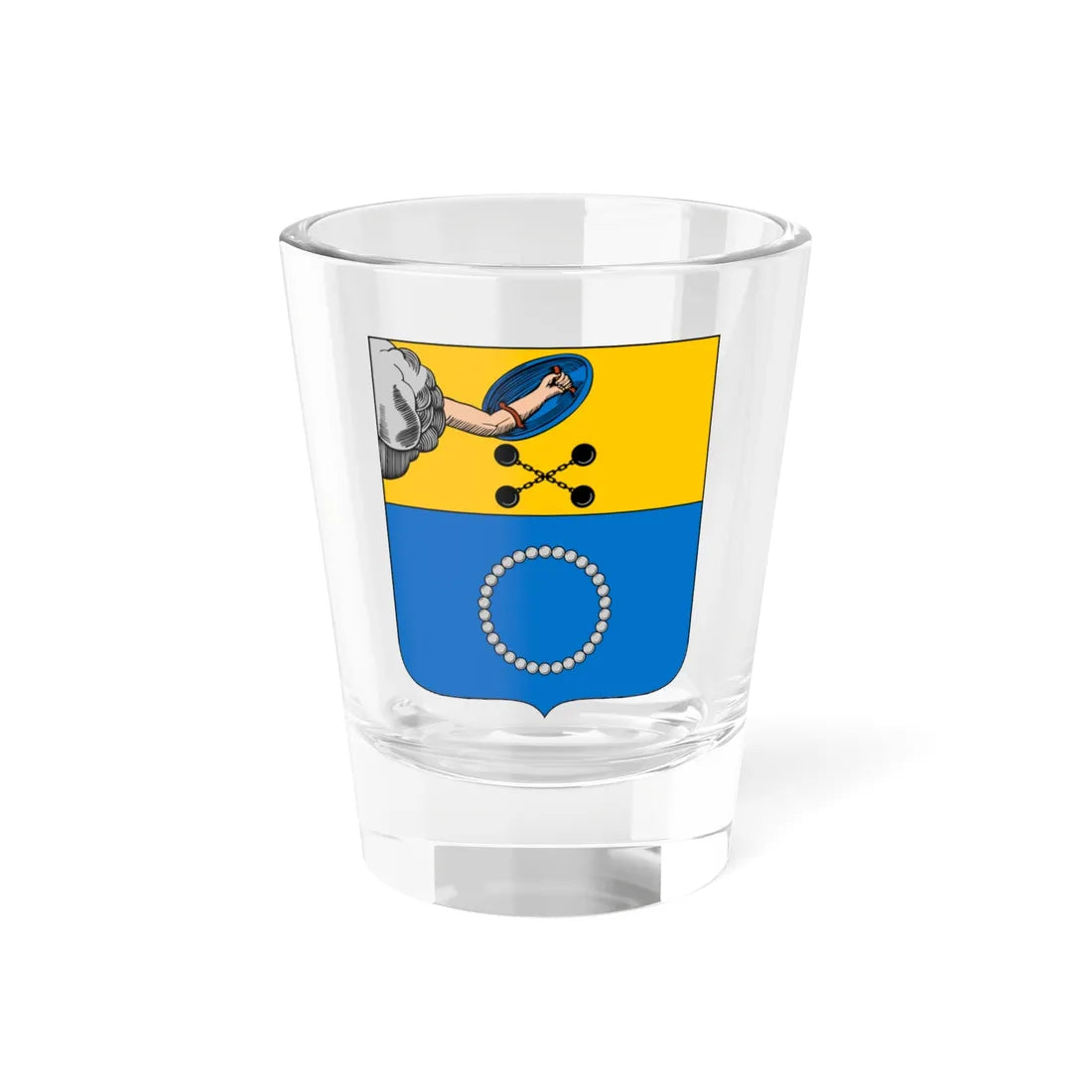 Coat of Arms of Kem (Russia) (Coat of Arms) Shot Glass 1.5oz 1.5oz - Go Mug Yourself