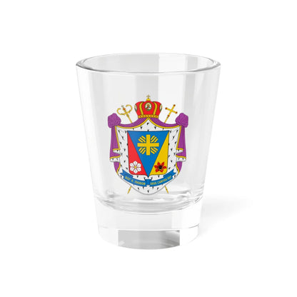 Coat of arms of Kenneth Nowakowski (Ukraine) (Coat of Arms) Shot Glass 1.5oz 1.5oz - Go Mug Yourself