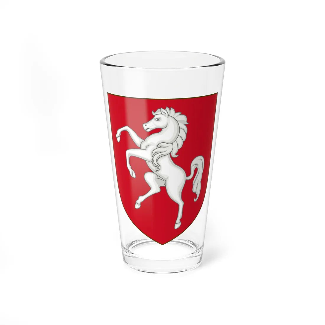Coat of arms of Kent (England) (Coat of Arms) Pint Glass 16oz 16oz - Go Mug Yourself