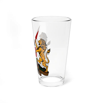 Coat of arms of Kenya Official (Kenya) (Coat of Arms) Pint Glass 16oz - Go Mug Yourself