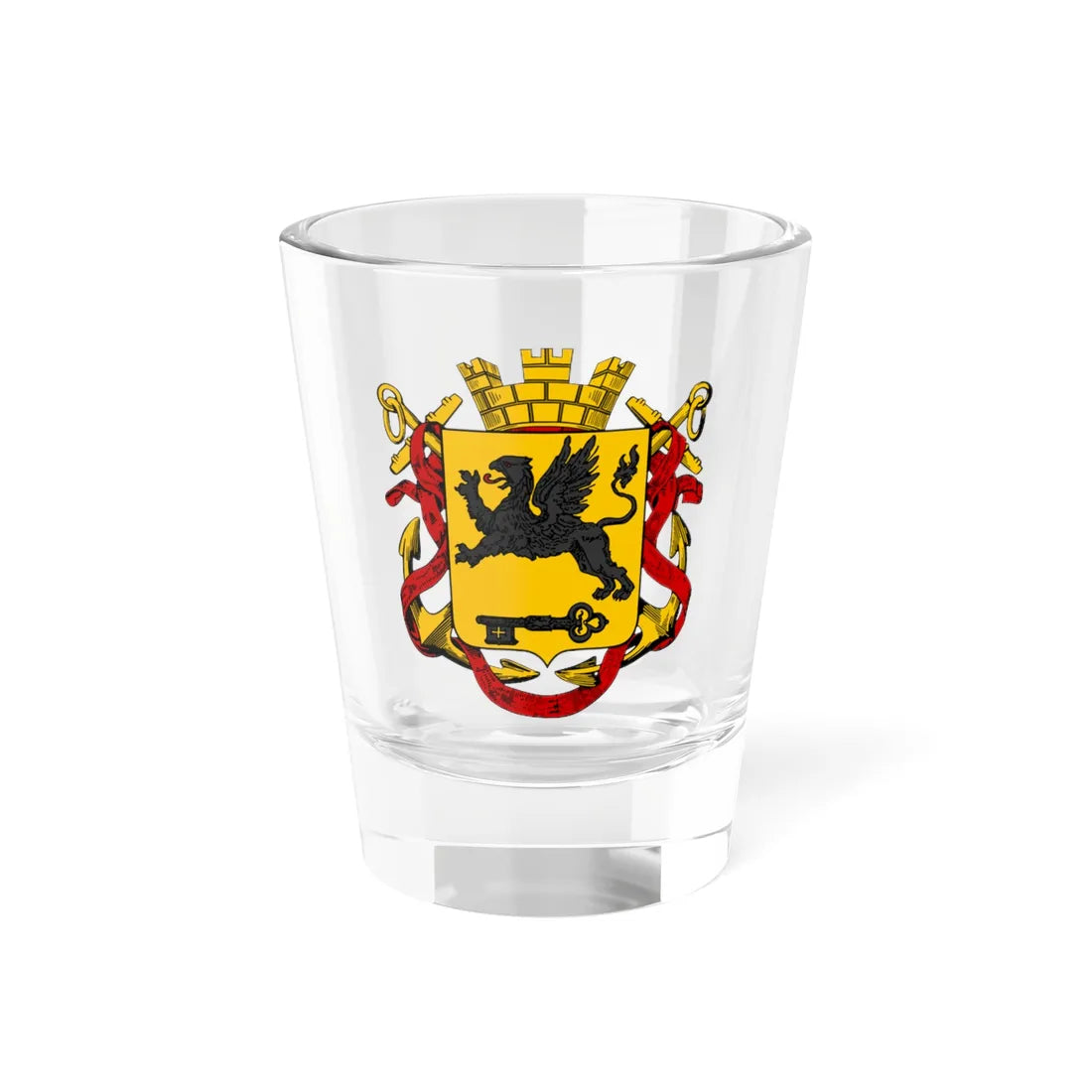 Coat of arms of Kerch 1859 (Russia) (Coat of Arms) Shot Glass 1.5oz 1.5oz - Go Mug Yourself