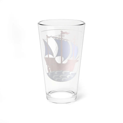 Coat of arms of Kerteminde (Denmark) (Coat of Arms) Pint Glass 16oz - Go Mug Yourself