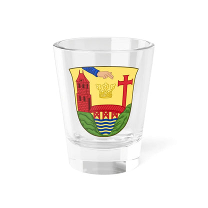 Coat of arms of Køge (Denmark) (Coat of Arms) Shot Glass 1.5oz 1.5oz - Go Mug Yourself