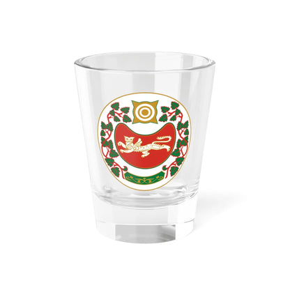 Coat of arms of Khakassia (Russia) (Coat of Arms) Shot Glass 1.5oz 1.5oz - Go Mug Yourself