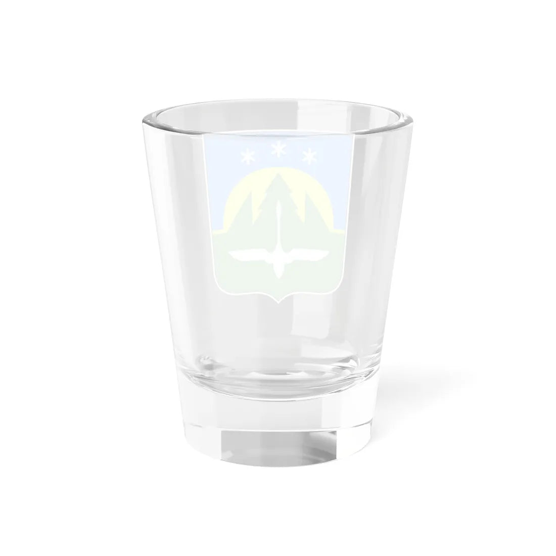 Coat of Arms of Khanty-Mansiysk (Russia) (Coat of Arms) Shot Glass 1.5oz - Go Mug Yourself