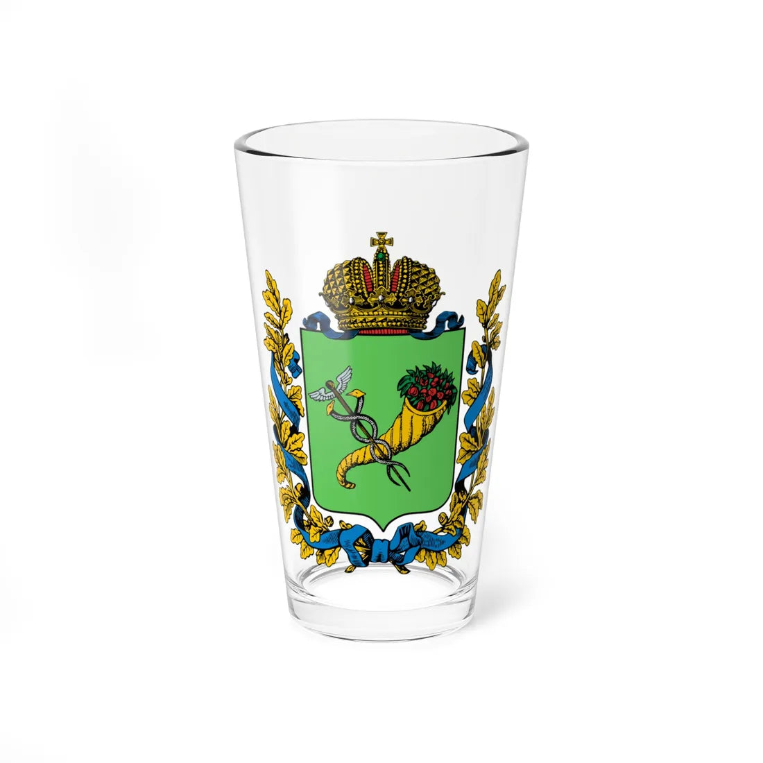 Coat of arms of Kharkov Governorate 1887 (Russia) (Coat of Arms) Pint Glass 16oz 16oz - Go Mug Yourself
