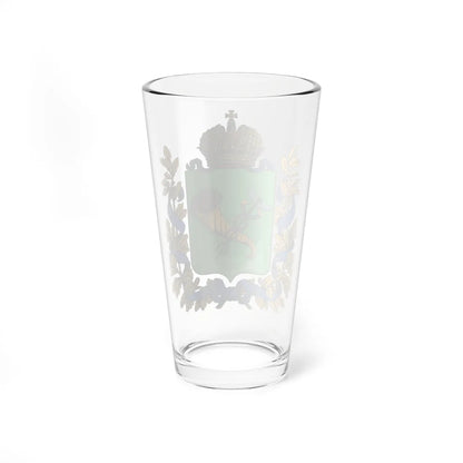 Coat of arms of Kharkov Governorate 1887 (Russia) (Coat of Arms) Pint Glass 16oz - Go Mug Yourself