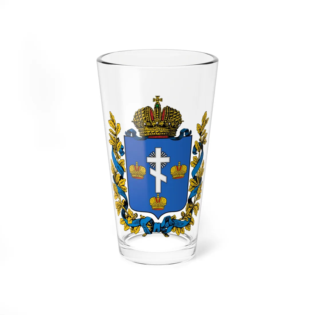 Coat of Arms of Kherson Governorate 1878 (Russia) (Coat of Arms) Pint Glass 16oz 16oz - Go Mug Yourself