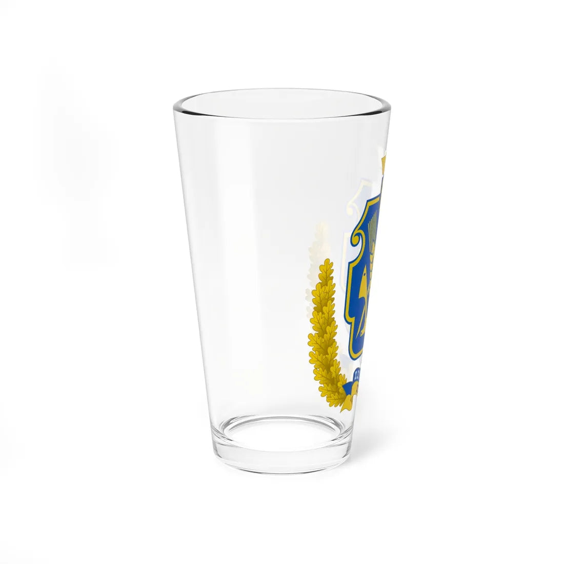 Coat of Arms of Kherson Oblast (Ukraine) (Coat of Arms) Pint Glass 16oz - Go Mug Yourself