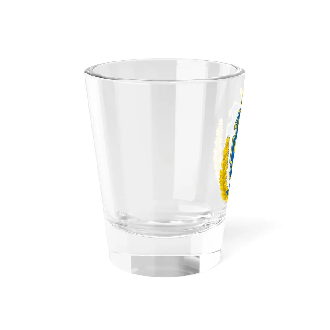 Coat of Arms of Kherson Oblast (Ukraine) (Coat of Arms) Shot Glass 1.5oz - Go Mug Yourself