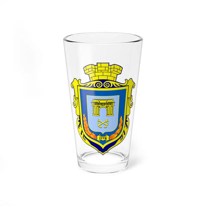 Coat of arms of Kherson (Ukraine) (Coat of Arms) Pint Glass 16oz 16oz - Go Mug Yourself