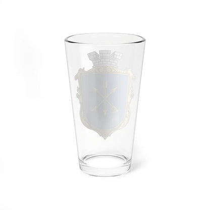Coat of Arms of Khmelnitsky (Ukraine) (Coat of Arms) Pint Glass 16oz - Go Mug Yourself