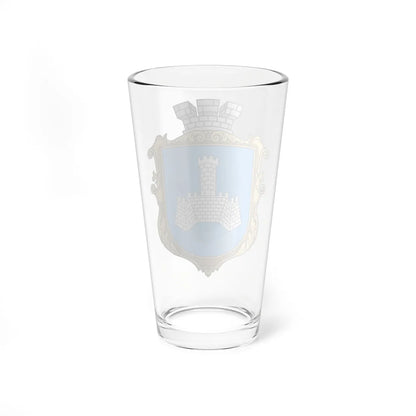 Coat of arms of Khmilnyk (Ukraine) (Coat of Arms) Pint Glass 16oz - Go Mug Yourself