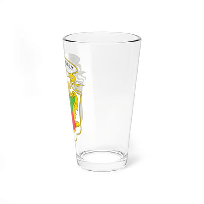 Coat of Arms of Khrystynivka raion (Ukraine) (Coat of Arms) Pint Glass 16oz - Go Mug Yourself