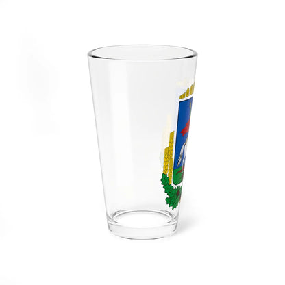 Coat of Arms of Kiev Oblast (Ukraine) (Coat of Arms) Pint Glass 16oz - Go Mug Yourself
