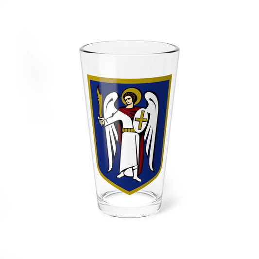 Coat of arms of Kiev (Ukraine) (Coat of Arms) Pint Glass 16oz 16oz - Go Mug Yourself