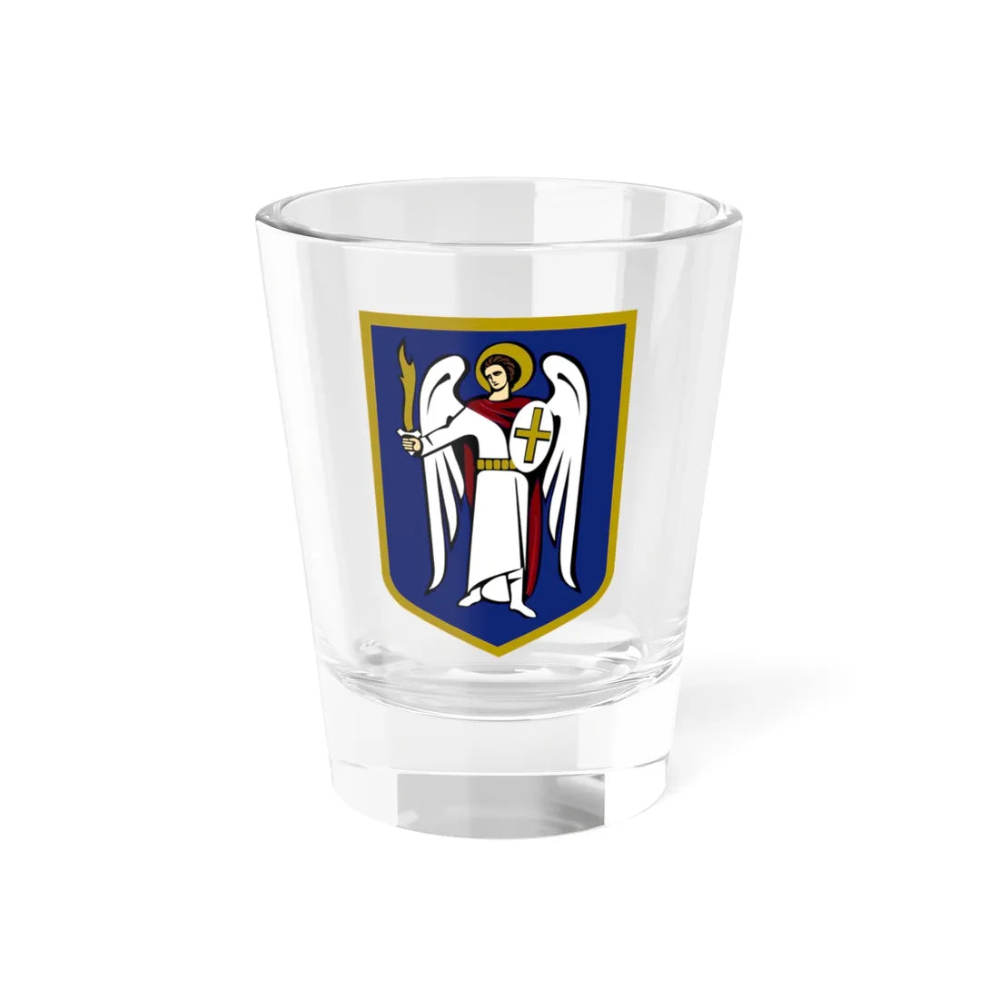 Coat of arms of Kiev (Ukraine) (Coat of Arms) Shot Glass 1.5oz 1.5oz - Go Mug Yourself