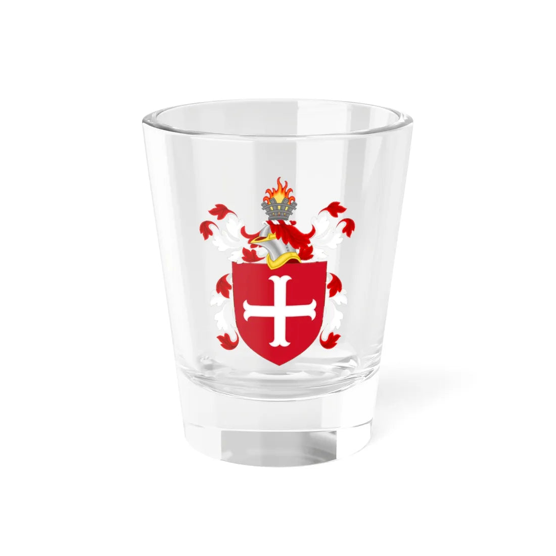 Coat of Arms of Kiliaen Van Rensselaer (United States) (Coat of Arms) Shot Glass 1.5oz 1.5oz - Go Mug Yourself