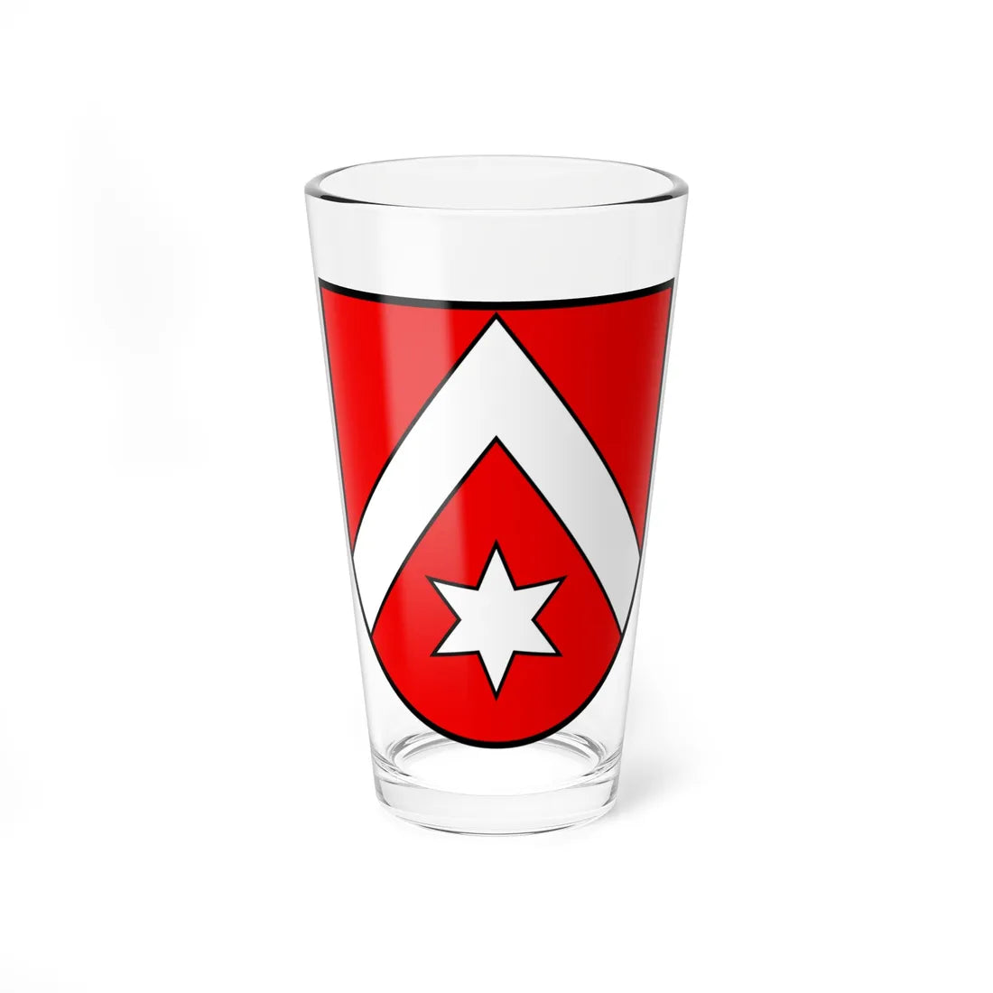 Coat of arms of Killwangen (Switzerland) (Coat of Arms) Pint Glass 16oz 16oz - Go Mug Yourself