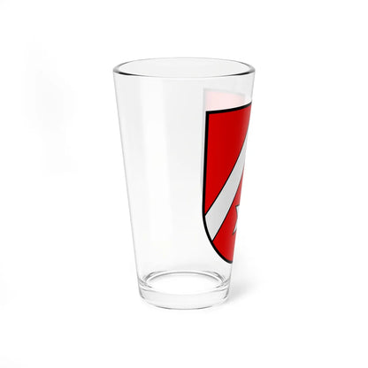 Coat of arms of Killwangen (Switzerland) (Coat of Arms) Pint Glass 16oz - Go Mug Yourself