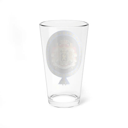 Coat of Arms of King Baudouin of the Belgians Order of the Elephant Variant (Denmark) (Coat of Arms) Pint Glass 16oz - Go Mug Yourself