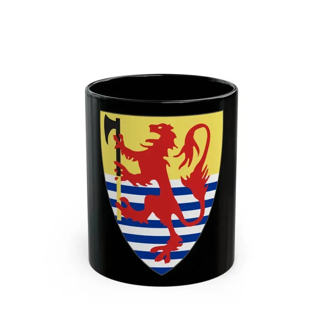 Coat of arms of King of Iceland (13th century) - Black Coffee Mug 11oz - Go Mug Yourself