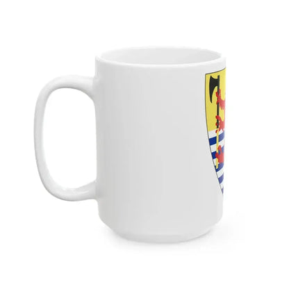 Coat of arms of King of Iceland (13th century) - White Coffee Mug - Go Mug Yourself