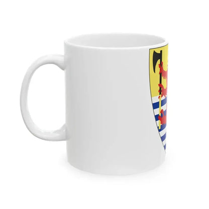 Coat of arms of King of Iceland (13th century) - White Coffee Mug - Go Mug Yourself