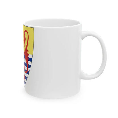 Coat of arms of King of Iceland (13th century) - White Coffee Mug-Go Mug Yourself