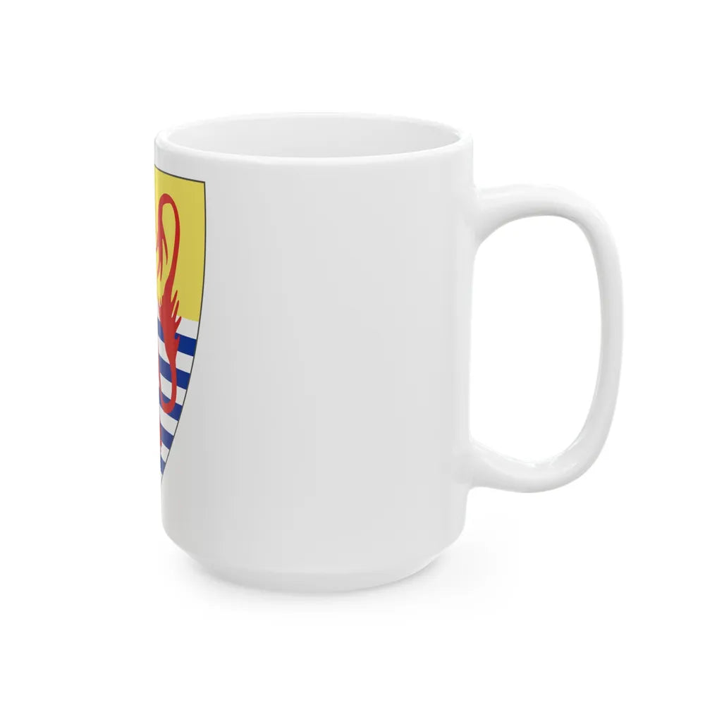 Coat of arms of King of Iceland (13th century) - White Coffee Mug-Go Mug Yourself