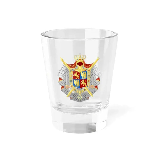 Coat of arms of kingdom Holland King Lodewijk 1808 - Shot Glass 1.5oz 1.5oz - Go Mug Yourself