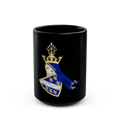 Coat of arms of Kingdom of Bosnia - Black Coffee Mug-15oz-Go Mug Yourself