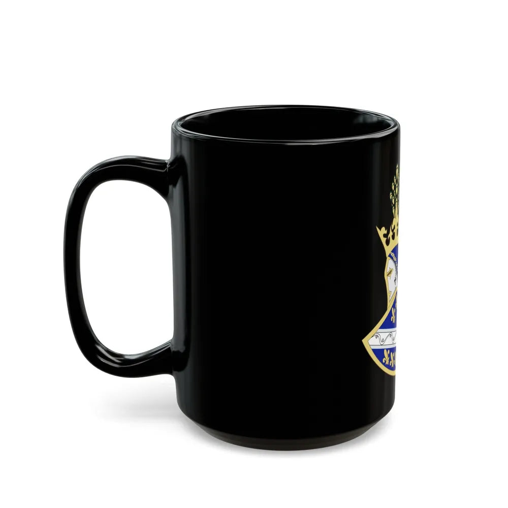 Coat of arms of Kingdom of Bosnia - Black Coffee Mug-Go Mug Yourself