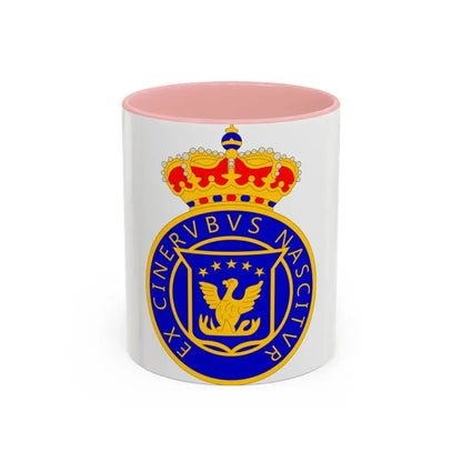 Coat of arms of Kingdom of Haiti - Accent Coffee Mug 11oz Pink - Go Mug Yourself