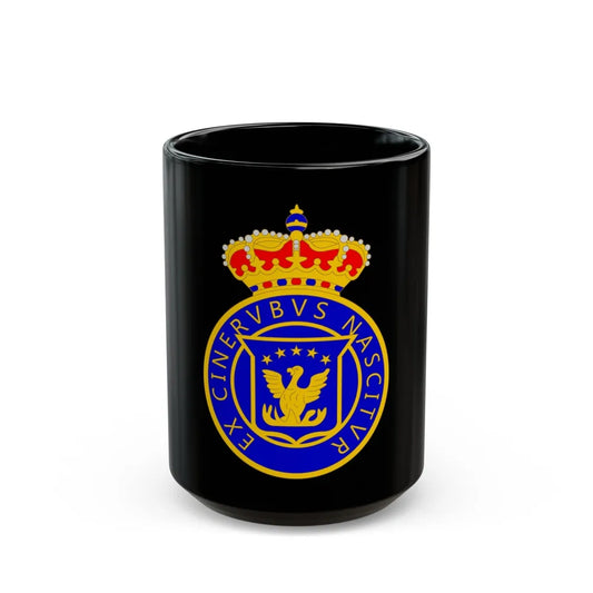 Coat of arms of Kingdom of Haiti - Black Coffee Mug-15oz-Go Mug Yourself