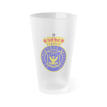 Coat of arms of Kingdom of Haiti - Frosted Pint Glass 16oz Default Title - Go Mug Yourself