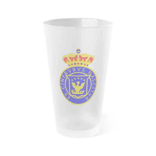 Coat of arms of Kingdom of Haiti - Frosted Pint Glass 16oz Default Title - Go Mug Yourself