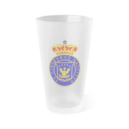 Coat of arms of Kingdom of Haiti - Frosted Pint Glass 16oz Default Title - Go Mug Yourself