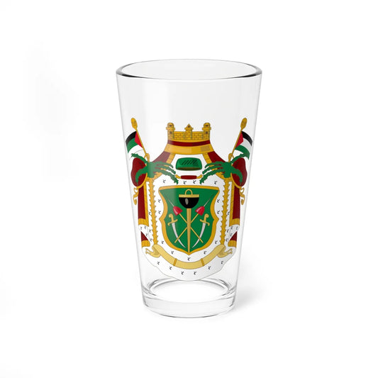 Coat of arms of Kingdom of Hejaz (Algeria) (Coat of Arms) Pint Glass 16oz 16oz - Go Mug Yourself