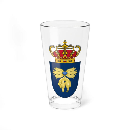Coat of arms of Kingdom of Imereti (Georgia) (Coat of Arms) Pint Glass 16oz 16oz - Go Mug Yourself